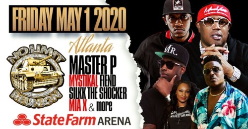EOK7YB2WoAIBsCP-500x261 Master P Headlines The "No Limit Reunion Celebration" in Atlanta at State Farm Arena on Friday, May 1, 2020  