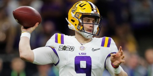 EON_yS6U0AAvdyO-500x250 Geaux Tigahs: Joe Burrow Leads The LSU Tigers To a (42-25) Victory in the 2020 CFB National Championship  