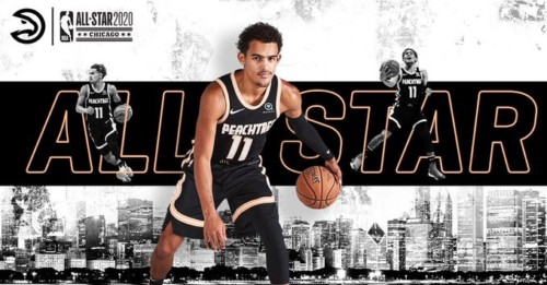 EPAfwGuXsAAbZ9_-500x261 Cold As All-Star Ice: Atlanta Hawks Star Trae Young Voted As a Starter for the 2020 NBA All-Star Game  