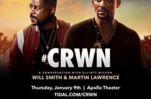 Will Smith & Martin Lawrence To Discuss “Bad Boys For Life” For TIDAL’s CRWN Interview (NYC)