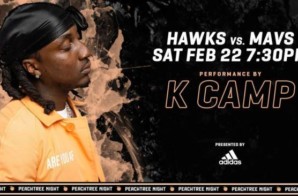 Atlanta’s Own K Camp Brings His TikTok Sensation “Lottery (Renegade)” To Hawks Peachtree Night on Saturday, Feb. 22