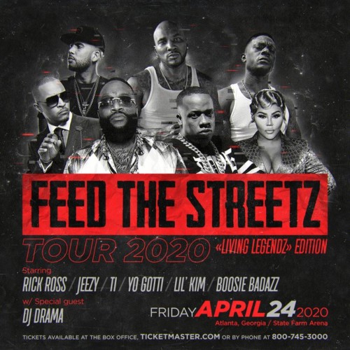 EP8mPkDXkAA15hr-500x500 'Living Legendz' Set to Hit State Farm Arena in Atlanta to Kick Off the ‘Feed the Streetz’ Tour on Friday, April 24, 2020  