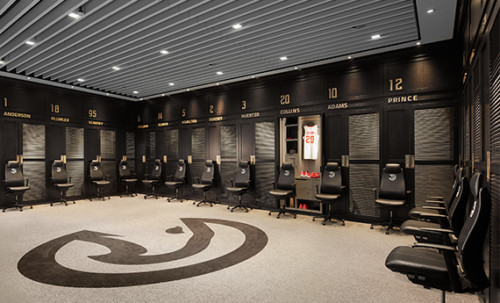 leather-fern-chairs-in-atlanta-hawks-locker-room-500x303 You Can't Touch This: Professional Sports Leagues Temporarily Limit Locker Room Access Due To Coronavirus Concerns  