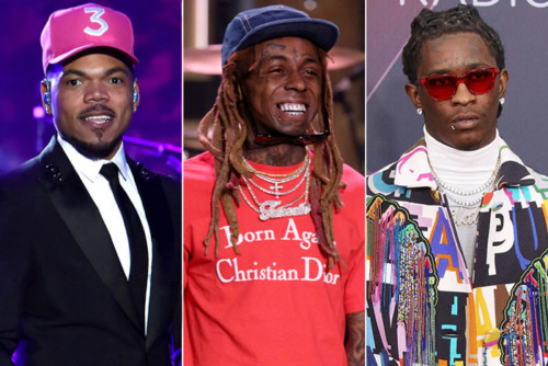 chance-wayne-thug-500x334 Chance The Rapper Debuts Lil Wayne & Young Thug Collab!  