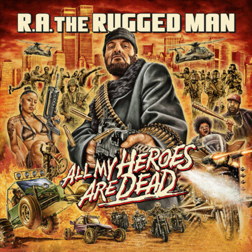 AllMyHeroesAreDead1-500x500 Now available worldwide, All My Heroes Are Dead features appearances from Ghostface Killah, Chuck D of Public Enemy, Ice-T, Slug of Atmosphere, Vinnie Paz, M.O.P., Kool G Rap, Onyx, Brand Nubian, Chris Rivers, Inspectah Deck,  Masta Killa, and more.  