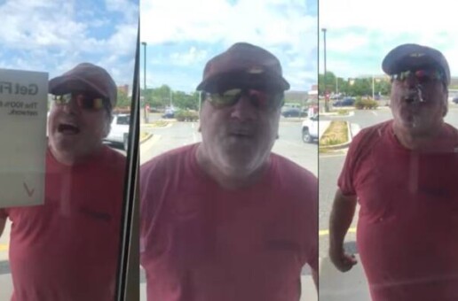 White man hollers racial slurs at Black Verizon representatives for keeping him out of the store