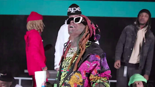 Lil-Wayne-rides-high-inside-the-skate-park-in-Thug-Life-video-500x281 Lil Wayne rides high inside the skate park in Thug Life video  
