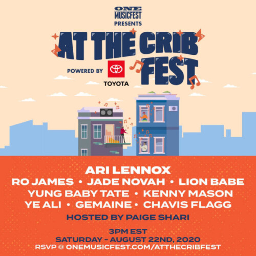 unnamed-11-500x500 ONE Musicfest Presents #AtTheCribFest Powered by Toyota on 8/22!  