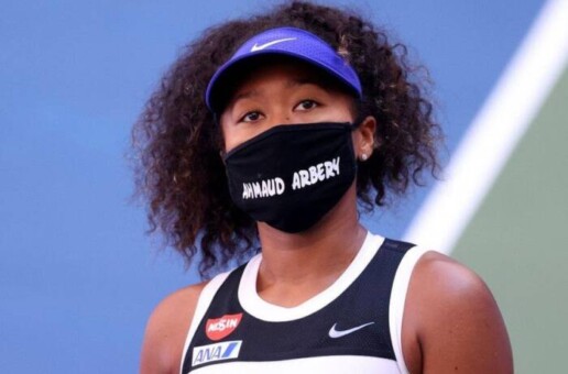 NAOMI OSAKA WEARS AHMAUD ARBERY MASK DURING US OPEN