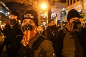DURING A PRO-TRUMP RALLY, PROUD BOYS VIOLENTLY CLASHED WITH BLM PROTESTERS