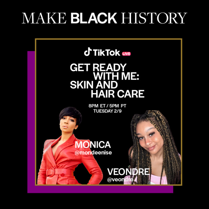 Tonight Monica Shares Beauty Tips For Tiktok S Black History Month Celebration Home Of Hip Hop Videos Rap Music News Video Mixtapes More