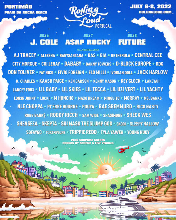 unnamed-34 Rolling Loud Portugal 2022 Recruits J. Cole, A$AP Rocky, & Future to Headline It's Three Day Festival  