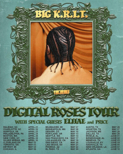 unnamed-13-400x500 ELHAE, PRICE, AND CAM WALLACE  EMBARK ON THE  DIGITAL ROSES TOUR  WITH BIG K.R.I.T  
