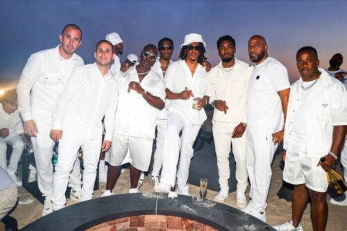 ophKE-7Q-500x334 Drake, Travis Scott, Kendall Jenner, Meek Mill and more celebrate July 4th weekend at Michael Rubin’s Hamptons White Party with D’USSE Cognac, Ace of Spades, and Los Lobos Tequila  