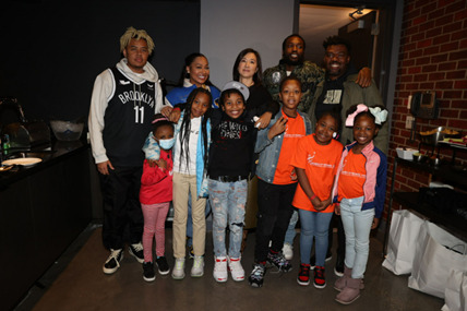unnamed-24 Meek Mill, La La Anthony, Cordae, and Clara Wu Tsai Host REFROM Alliance x Brooklyn Nets' Annual Season of Giving Event at Barclays Center  