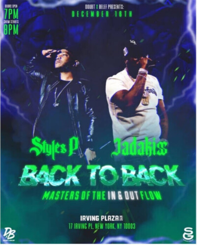 unnamed-401x500 STYLES P AND JADAKISS CO-HEADLINING “BACK TO BACK” CONCERT  