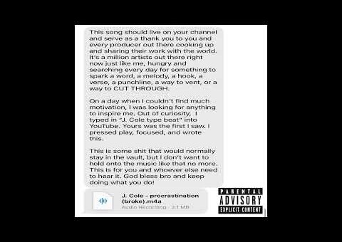 J. Cole Drops New Song “procrastination (broke)”