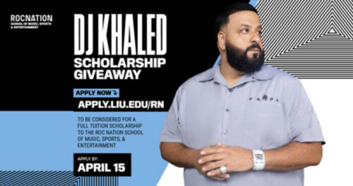 unnamed-27-500x264 DJ Khaled To Offer Full-Tuition, Four-Year Scholarship For Student To Attend Roc Nation School of Music, Sports & Entertainment  