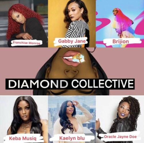 E1D593D8-079D-4D7C-8F2E-01338D25E2F6-500x495 West Coast Female Artist are making a statement with “The Diamond Collective” Compilation Album produced by West Coast Producer “Dae One”  