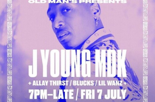 Rising International Artist, J Young MDK Set to Perform Live in Bali on July 7th at Oldman’s 