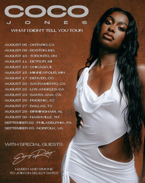 unnamed-1 COCO JONES ANNOUNCES WHAT I DIDN’T TELL YOU TOUR, OPENING AUGUST 5th, TICKETS ON SALE NOW!  