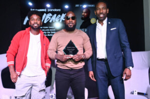 J1 presented Jeezy with the Sirius XM/Pandora Hip Hop 50 Pioneer Award