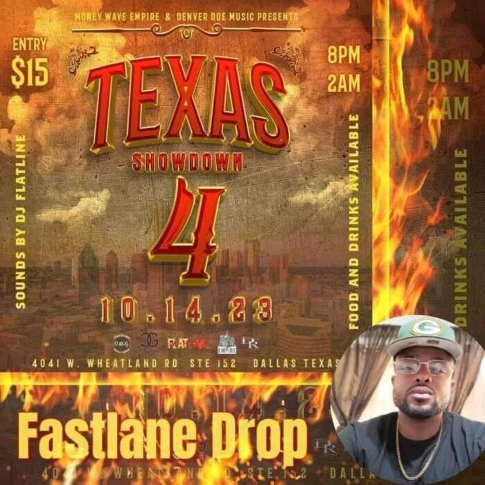 9B7715B7-F69F-41AE-A2D7-92F91442C489 “Fastlane Drop” debuts his new single “Different League”, upcoming showcases in Texas and Vegas in October 2023!  