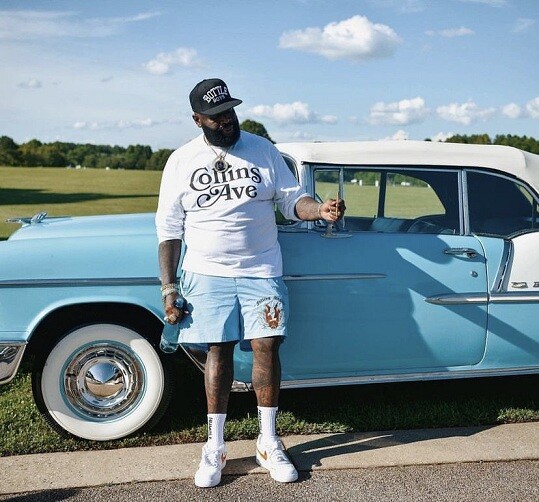 AC515835-9198-485A-922E-93D940D8ED66 Collins Ave Clothing Line: The Epitome of Style, Backed by Rick Ross, Founded by Detroit's own Saint James & Linzie, a clothing line made for the Bosses!