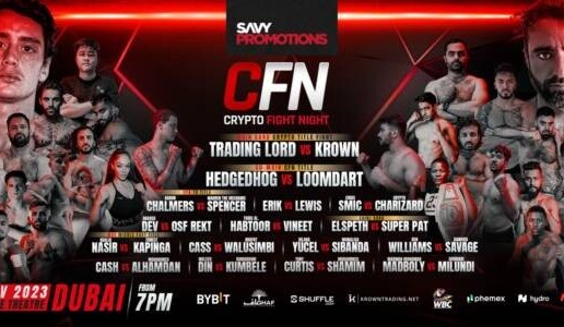 Crypto Fight Night Set to Host Electrifying Boxing Showdown in Dubai this November”