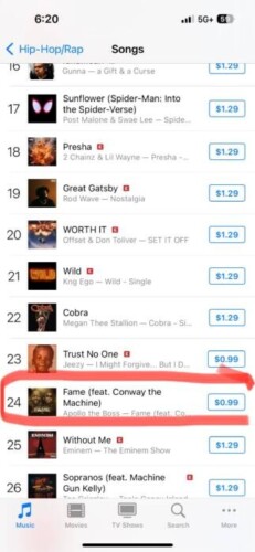 original-FCB5B78E-7E5E-4EDF-9652-9E55CADFC3E2-231x500 Rising Star Apollo the Boss Makes Waves with New Single "Fame" featuring Conway the Machine, Reaching #24 on iTunes Hip Hop/Rap Charts  