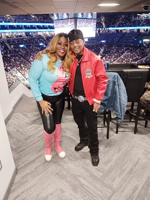 img2 Cassidy's Unforgettable Performance at The Brooklyn Nets Game: A Night of Epic Entertainment, “Mobbin With The Goat Gang!”  