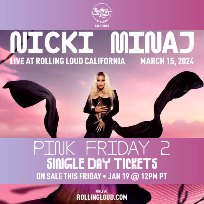 6480a343-d6fb-e6ab-c59c-0bfca2896f78 Rolling Loud Honors Nicki Minaj with 'Pink Friday' at Rolling Loud California 2024  