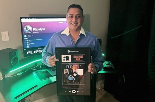 Flipstyle™ Awarded Two Plaques For His Spotify Charting Success