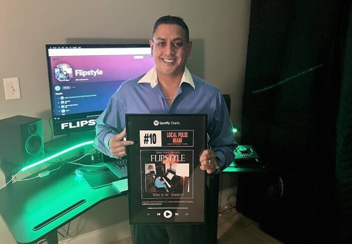 spotifycharting Flipstyle™ Awarded Two Plaques For His Spotify Charting Success  