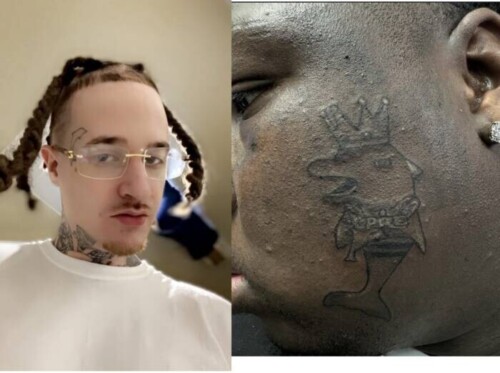 image_123650291-9-500x373 Controversy Erupts as Big Moochie Grape's New Face Tattoo Sparks Accusations of Plagiarism  