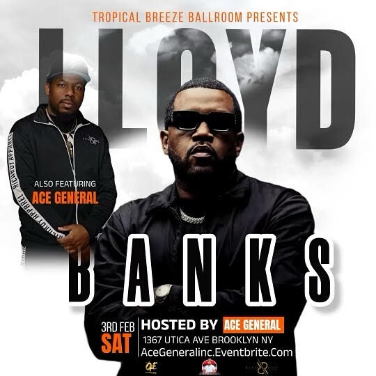 Ace General Rapper Ace General and Lloyd Banks Sell Out Huge Brooklyn Venue | Home of Hip ...