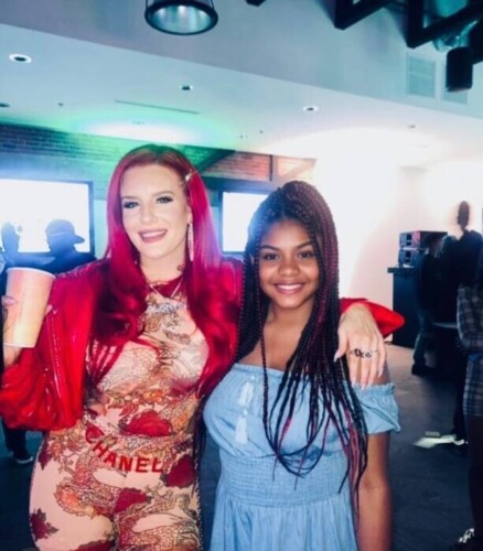 9960088F-699A-42F1-8EA9-E4981915F851-438x500 Teen Actress Yelani Sinclair Meets Wild ‘n Out Rapper Justina Valentine  