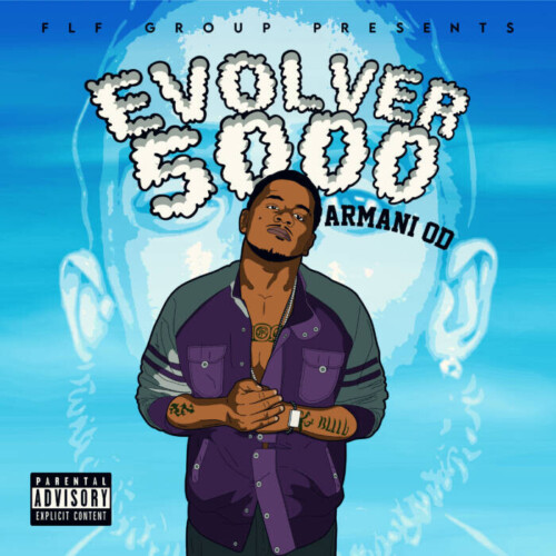 EVOLVER-5000-cover-art-1-500x500 Armani Od drives with power-packed energy and great enthusiasm to make his latest EP Evolver 5000 stand out  