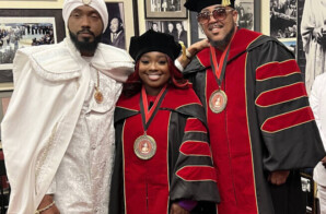 Dr. Emcee N.I.C.E. Receives Second Honorary Doctorate at Morehouse College with Dr. Jekalyn Carr and Majesty Dr. King Yahweh