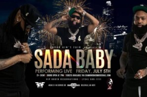 Sada Baby to Perform Live at Diamondback Music Hall in Belleville, MI on July 5, 2024