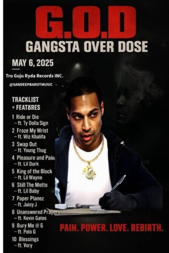 andeep-334x500 “$andeep Declares War On The Industry With New Album ‘G.O.D (Gangsta Over Dose)’”  