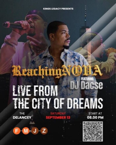 ReachingNOVA-concert-flier-400x500 ReachingNOVA Live from the City of Dreams — September 13 at The Delancey  