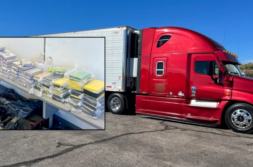 Arizona DPS: $2M in Cocaine Seized From Semi-Truck Heading to New Jersey