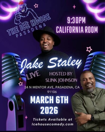 131C7675-D9E5-4EA5-833F-445D0D0C612F-398x500 Comedy Meets Culture: Jake Staley Pulls Up to The Ice House with Slink Johnson Hosting  