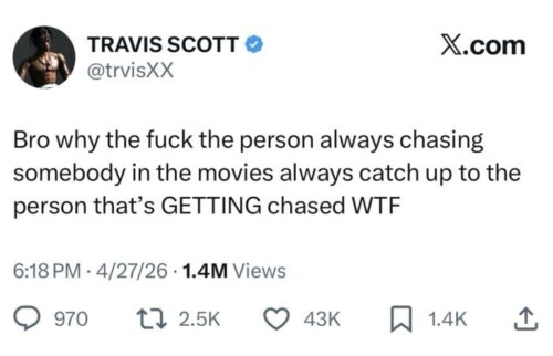 0F4EC142-DEBB-4F24-BF6E-96E5F55B40B6-500x322 Travis Scott Just Sneak Dissed RKM Legend on X In Front of 1.4 Million People — And Most Of Them Had No Idea  