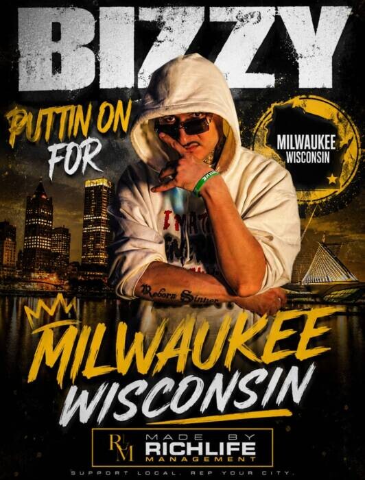 Bizzy 2A 100: Putting On for Milwaukee, Wisconsin Bizzy 2A 100: Putting On for Milwaukee, Wisconsin