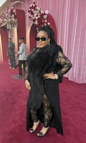 IMG_7145-303x500 SKG Joins Da Brat, DDG, Blueface, Joyner Lucas and More at Hollywood Unlocked’s 6th Annual Impact Awards