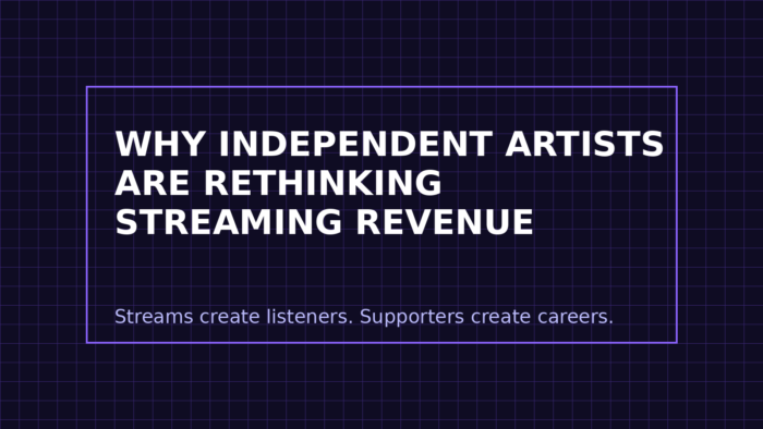 Why Independent Artists Are Rethinking Streaming Revenue Why Independent Artists Are Rethinking Streaming Revenue