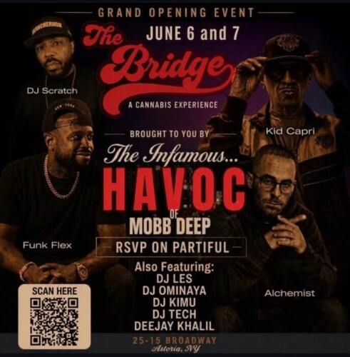 flyer-491x500 Havoc Opens The Bridge In Queens With The Alchemist, Funk Flex & Kid Capri Set To Appear  