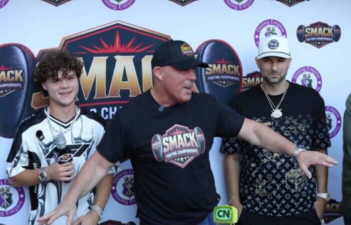 JoshfromYNC Hosts High-Profile Smack Fighting Championship Press Conference Alongside Damon Feldman and Jack Doherty JoshfromYNC Hosts High-Profile Smack Fighting Championship Press Conference Alongside Damon Feldman and Jack Doherty